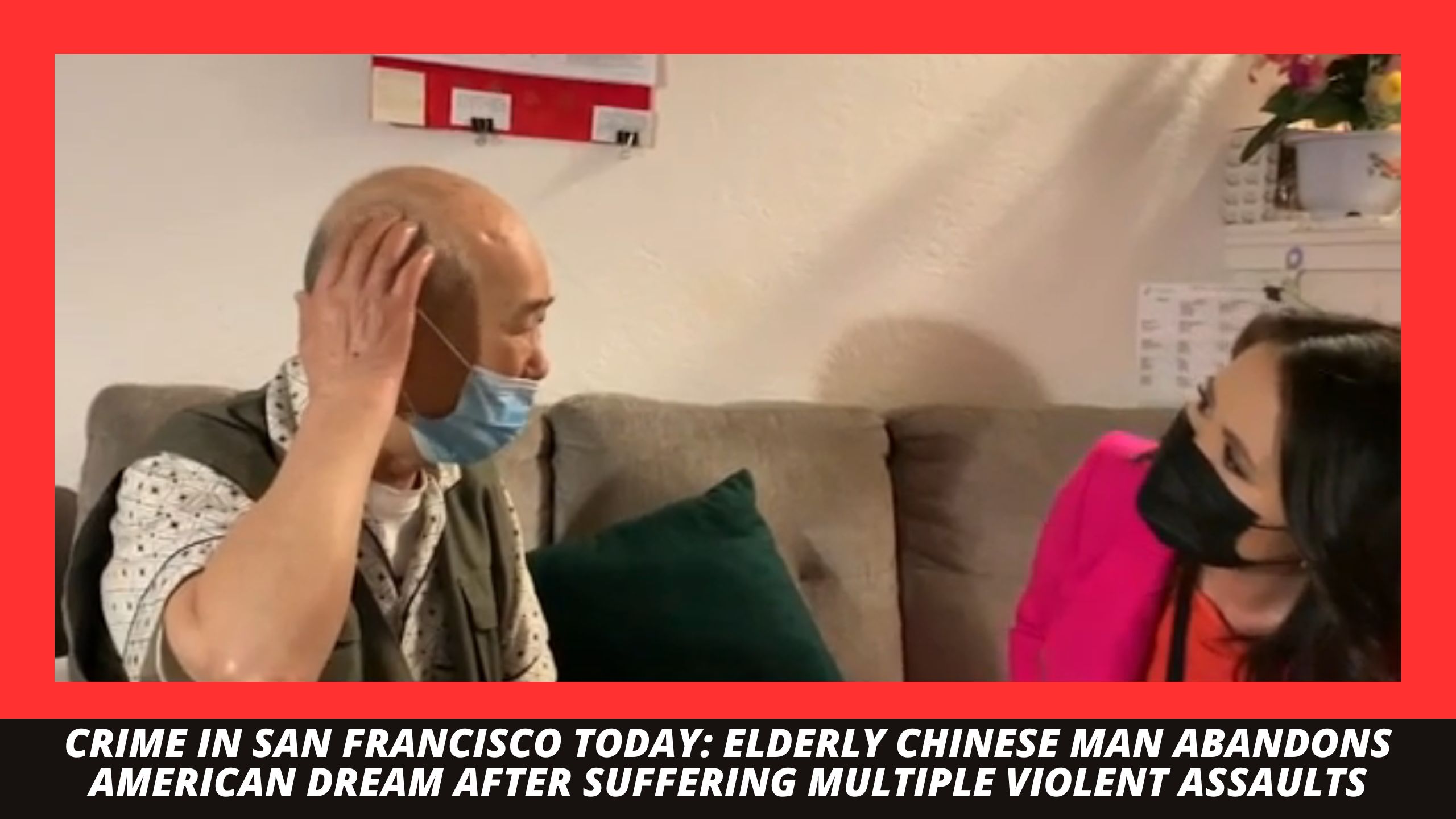 CRIME IN SAN FRANCISCO TODAY: Elderly Chinese Man Abandons American Dream After Suffering Multiple Violent Assaults (Photo: DailyMail/Rachelle J/Canva)