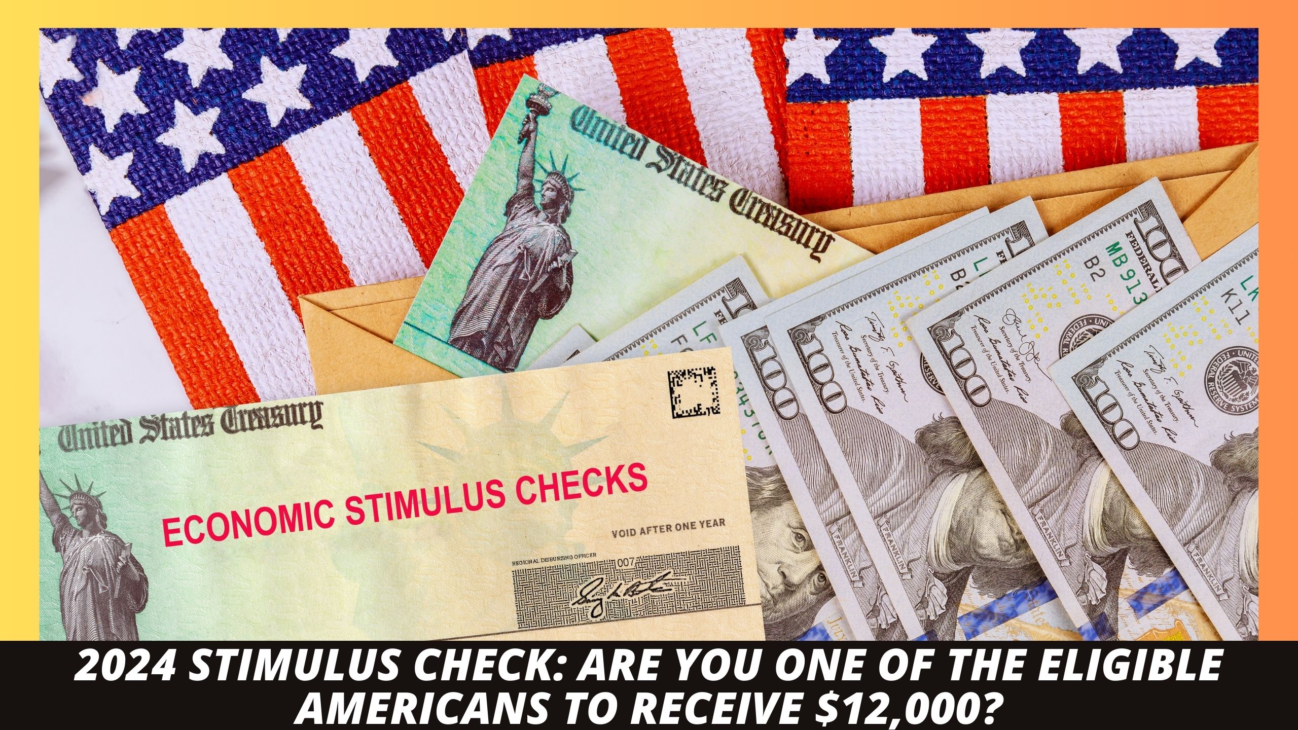 2024 Stimulus Check: Are you one of the eligible Americans to receive $12,000? (Photo: Canva/Rachelle J)