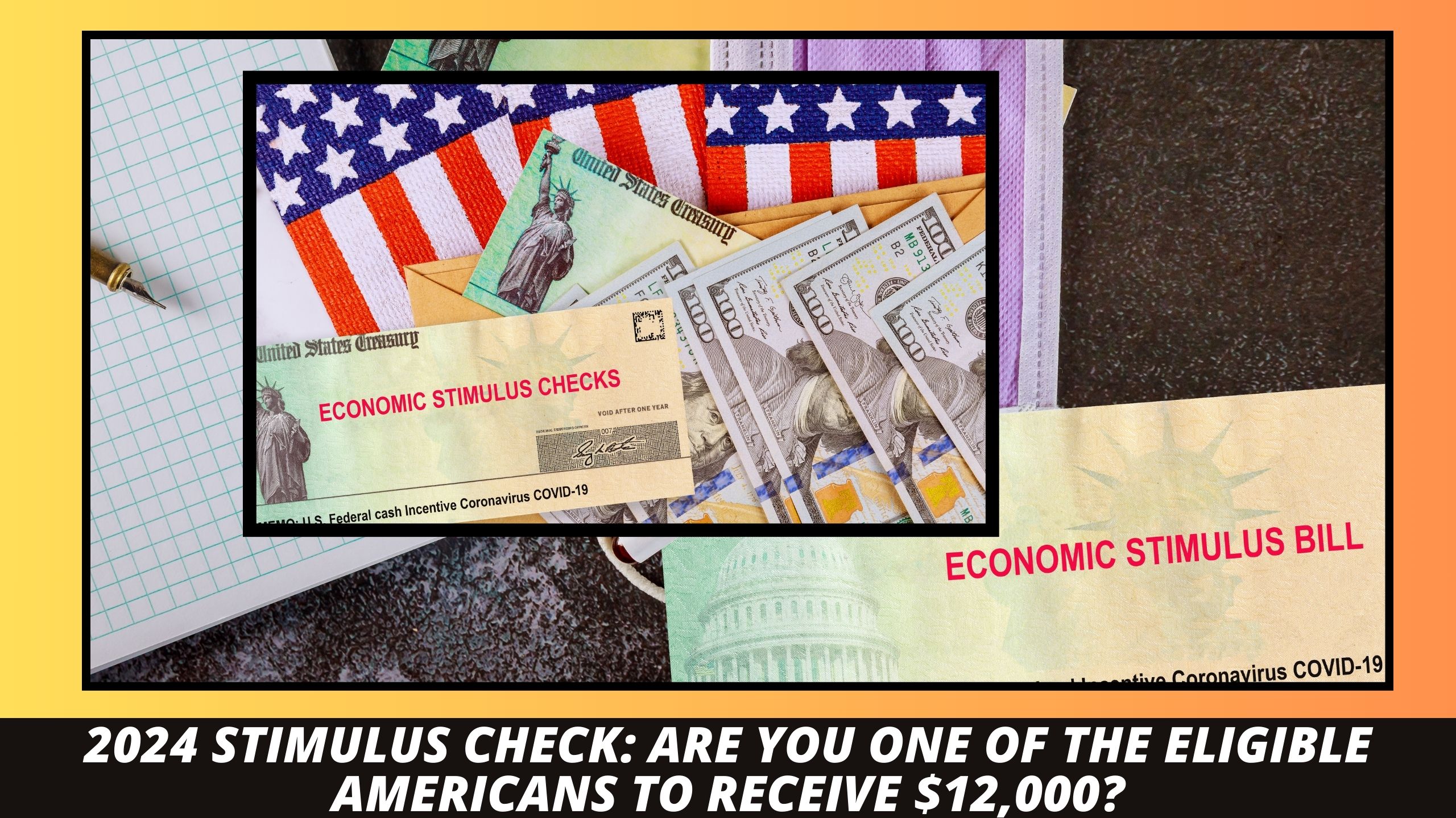 2024 Stimulus Check: Are you one of the eligible Americans to receive $12,000? (Photo: Canva/Rachelle J)