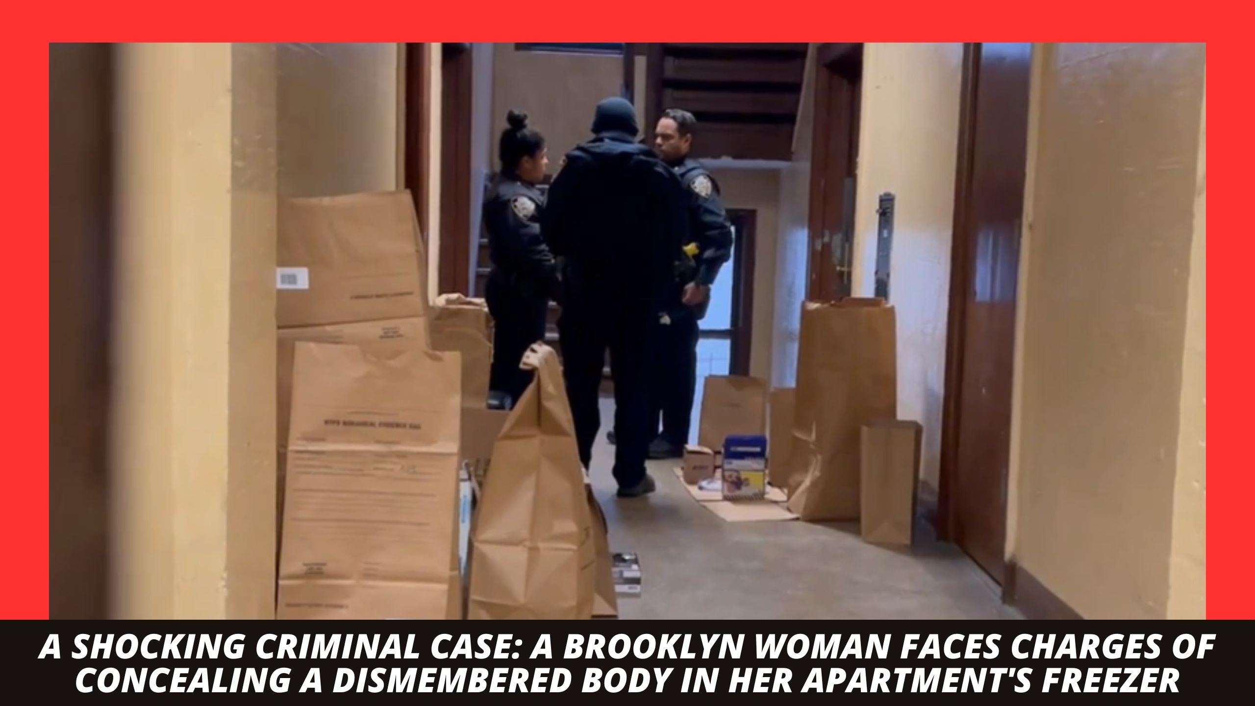 A Brooklyn Woman Faces Charges of concealing a dismembered corpse (Photo: NYPost)
