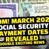 In March 2024 Who Will Get Augment Sake? Social Security Check Advance Pay Validate Date