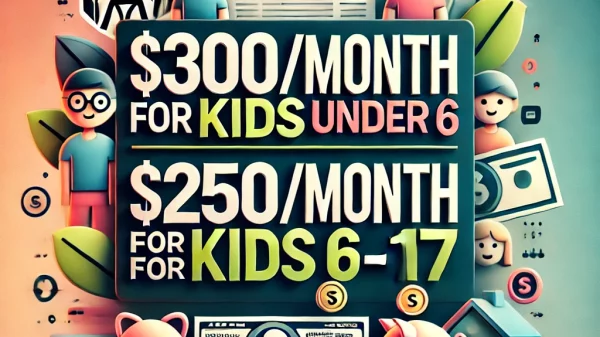 $250-$300 Monthly Checks for Kids: Are You Eligible for This Huge Tax Credit