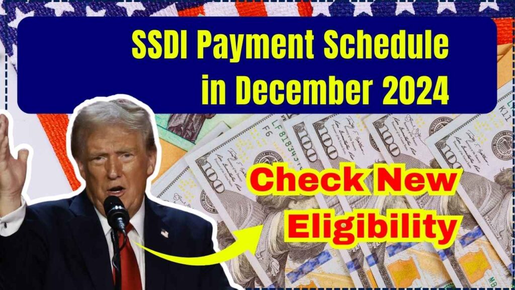 SSDI Payment Schedule in December 2024